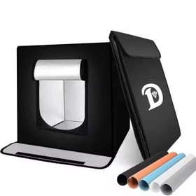 تصویر خیمه نور Diamond Photography Tent LED 40x40 