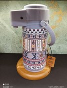 تصویر فلاسک شیشه‌ای پمپی سلف سرویس هوشمند برای میهمانی‌ها - روشن Smart self-service pump glass flask for parties