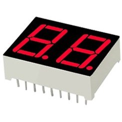 تصویر LED 7Seg 2Digits Red 0.56″ | 00 