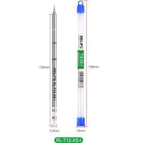 تصویر نوک هويه قلمي Relife T12 سرصاف T12-XS-i 