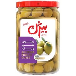 تصویر کنسرو زیتون شور ویژه (با هسته) بیژن 650 گرم کنسرو زیتون شور ویژه (با هسته) بیژن 650 گرم