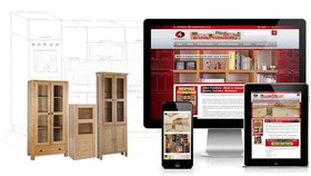 تصویر طراحی سایت فروش چوب و لوازم خانه 