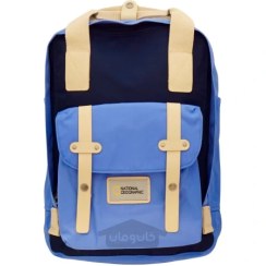 تصویر کوله پشتی مدرسه ای رنگ آبی و سورمه ای نشنال جئوگرافیک مدل NATIONAL GEOGRAPHIC N07301 NATIONAL GEOGRAPHIC Blue and dark blue kids backpack N07301