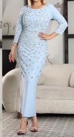 تصویر لباس مجلسی و شب ماکسی مدل ماهانا - مشکی / (1)36_38_40 Dress and long night