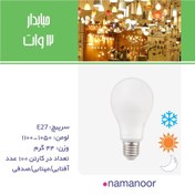 تصویر لامپ ۱۲ وات نمانور - طبیعی 