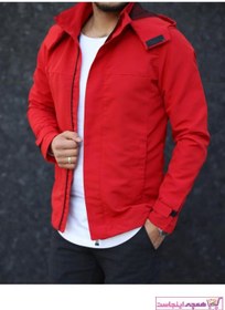 تصویر فروش اینترنتی ژاکت لی مردانه با قیمت برند FAMODA رنگ قرمز ty96538878 