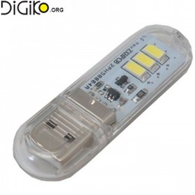 تصویر چراغ LED USB تاچ مهتابی 