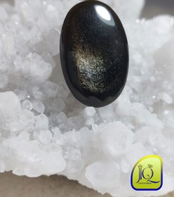 تصویر نگین ابسیدین طلایی 