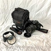 تصویر دوربین حرفه ای کنون Canon EOS 600D با لنز 18-200 