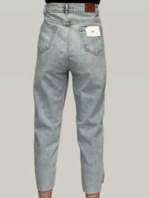 تصویر شلوار جین زنانه مام استایل آبی روشن ریس Rees کد 1190041-37 