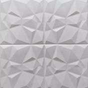 تصویر دیوارپوش فومی پشت چسبدارطرح الماس بسته 5 عددی پنل سه بعدی 