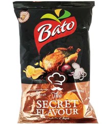 تصویر چیپس برگه‌ای مرغ و آویشن 60 گرمی باتو 