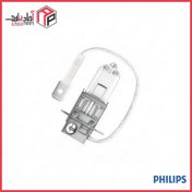 تصویر لامپ سیم دار 24 ولت سوپر PHILIPS H3 