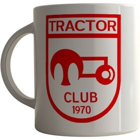 تصویر ماگ چاپلینو با طرح تراکتور سازی تبریز - کد M160 Mug Chaplino with Tabriz tractor design