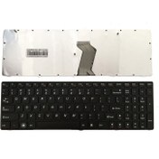 تصویر کیبرد لپ تاپ لنوو IdeaPad G50-70 مشکی-بدون بک لایت-با فریم نقره ای ا Keyboard Laptop Lenovo IdeaPad G50-70 Keyboard Laptop Lenovo IdeaPad G50-70
