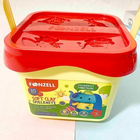 تصویر خمیر سطلی 15 رنگ فونزل 5088 