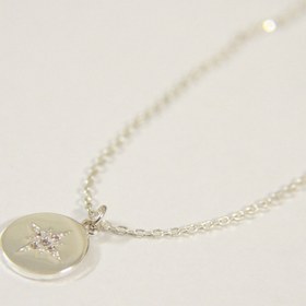 تصویر گردنبند رخشان نگین دار کد BD04 