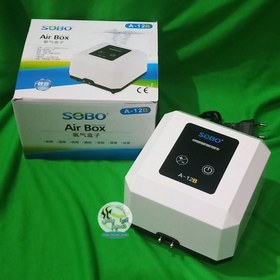 تصویر پمپ هوای آکواریوم A-12B سوبو SOBO Mini AC/DC Air Pump SB-568