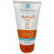 تصویر کرم ضد آفتاب پوست چرب بژ روشن بیوتی درما حجم 45 میلی لیتر Butiderma Light Beige Oily Skin Sunscreen Cream 45ml