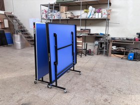 تصویر میز پینگ پنگ 8 چرخ 16 میل MDF 