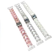 تصویر بند ساعت زنانه براق و مدرن 