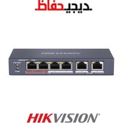 تصویر سوییچ 6 پورت POE هایک ویژن مدل DS-3E0106PE/M کد 113 