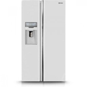 تصویر یخچال و فریزر ساید بای ساید اسنوا s3di s100 سفید Snowa side by side S3Di S100