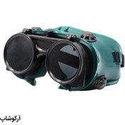 تصویر عینک ایمنی دو کاره مدل J998 مناسب جوشکاری و تراشکاری 