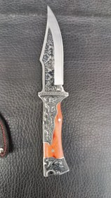 تصویر چاقو شکاری کلمبیا با غلاف به طول 30 سانت در حد تیغ تیز 