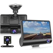 تصویر دوربین ثبت وقایع خودرو سه لنز 3lens Video car DVR