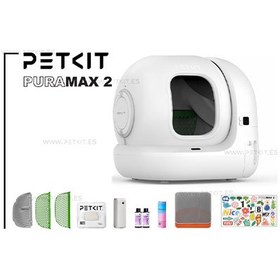 تصویر ظرف خاک اتوماتیک گربه پت کیت PetKit PuraMax 2 