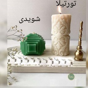 تصویر رنگ شمع مکعبی دارینا رنگ شویدی 