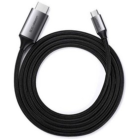 تصویر کابل تبدیل 1.5 متری Type C به HDMI Cable مدل MM142 ا Ugreen MM142 Type C To HDMI Cable 1.5m cable Ugreen MM142 Type C To HDMI Cable 1.5m cable