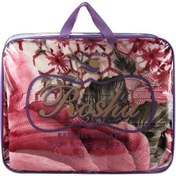 تصویر پتو یک نفره شادیلون روشا طرح گلدار ضخیم 