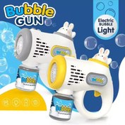 تصویر تفنگ حباب ساز مدل ۶۵۸ طرح خرگوش با باطری 