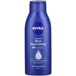 تصویر لوسیون بدن ریچ نورشینگ نیوآ حجم 400 میل اورجینال Rich Nourishing body lotion nivea 400 ML