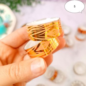 تصویر چسب واشی طلاکوب - 3 