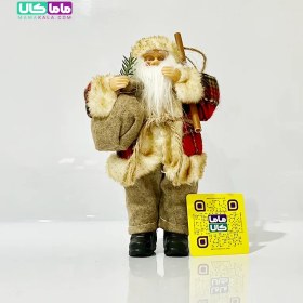 تصویر عروسک بابانوئل کریسمس وارداتی 20 سانتیمتر (کد 102) Imported Christmas Santa Claus Doll – 20 cm (Code 102)