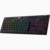 تصویر کیبورد مکانیکال گیمینگ Redragon K618 PRO با اتصال ۳ حالته و طراحی فوق‌باریک 
