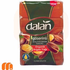 تصویر صابون دالان Dalan مدل Gliserinli Argan حاوی عصاره آرگان و گلیسیرین 4 عددی 