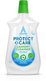 تصویر مایع لباسشویی لکه بر و ضد عفونی کننده آستونیش Astonish® Protect + Care Anti-Bacterial Laundry Cleanser, 1L