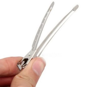 تصویر گیره تقسیم منقاری مو فلزی 