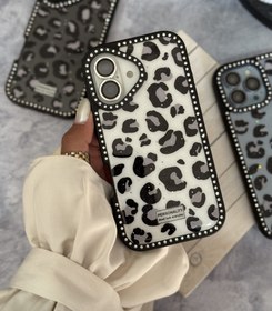 تصویر قاب پلنگی نگین دار (کدC2104) 