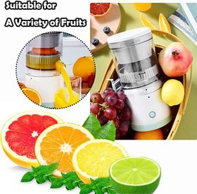 تصویر آبمیوه گیری برقی مرکبات آبگیر قابل حمل USB شارژ آب گریپ فروت پرتقال لیمو citrus juicer