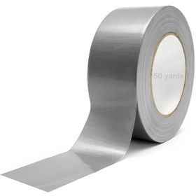 تصویر نوار مجرای Hexar® نوار نقره ای نقره ای ضد آب سنگین - ارسال 20 روز کاری HEXAR® Duct Tape Heavy Duty Waterproof Silver Duct Tape, 50 Yards x 4.8cm Strong Adhesive Duct Tape for Indoor Outdoor Repairs Tear by Hand (1)