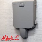 تصویر فلاش تانک کاسپین لوله توکار ایمن آب رنگ تیتانیوم (سارودی) 