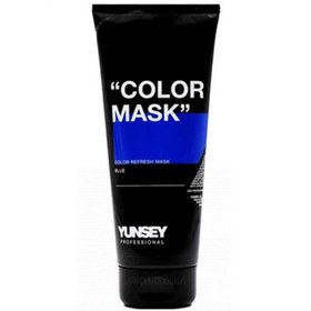 تصویر ماسک مو رنگساژ یانسی پروفشنال (آبی ) حجم 200 میل ا YUNSEY Professional Blue Color Mask 200ml YUNSEY Professional Blue Color Mask 200ml