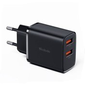 تصویر آداپتور شارژ دو پورت 12 وات مک دودو Mcdodo 12W Wall Charger CH-507 