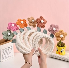 تصویر تل مو طرح گل 