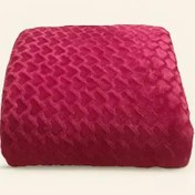 تصویر خرید پتو مسافرتی گلبافت فلورا یکنفره سرخ آبی - ارسال فوری 